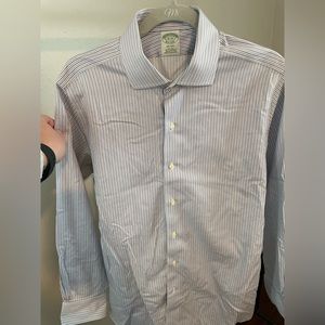 Brooks brothers multi color stripe dress shirt